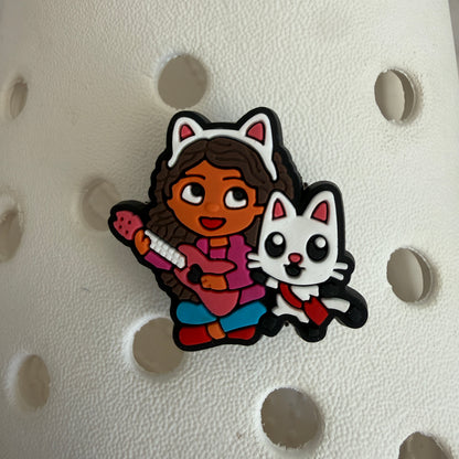 Gabby's dollhouse shoe charm collection