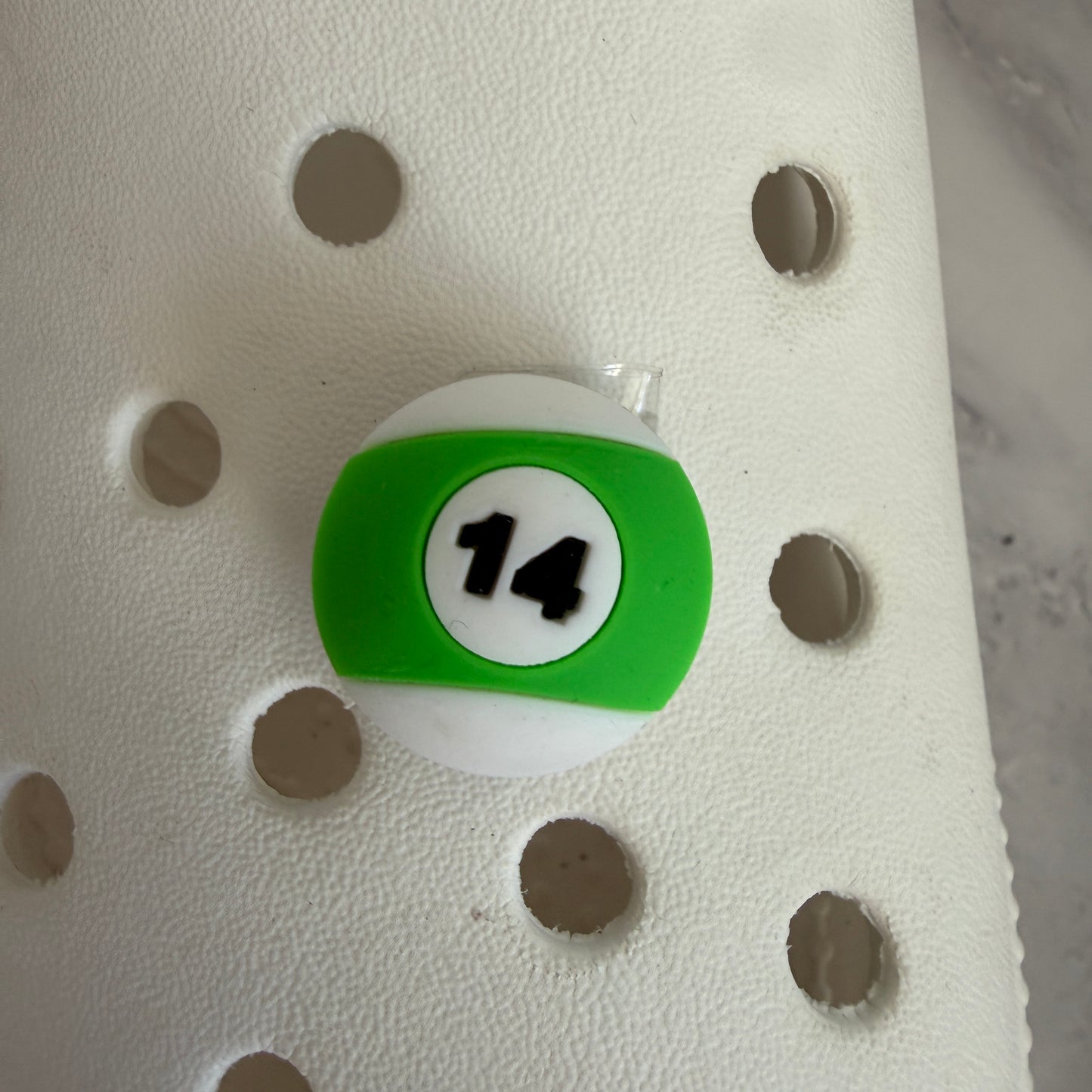 Premium 3d snooker/pool shoe charm collection
