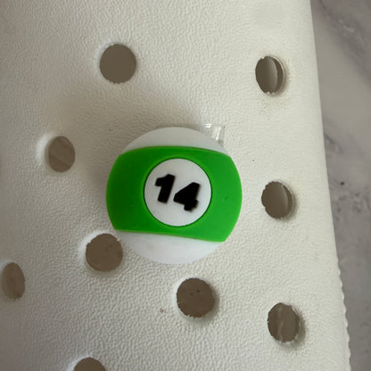 Premium 3d snooker/pool shoe charm collection