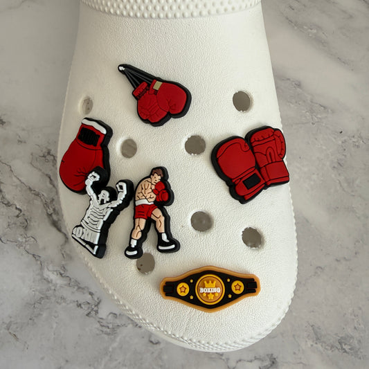 Boxing shoe charm collection