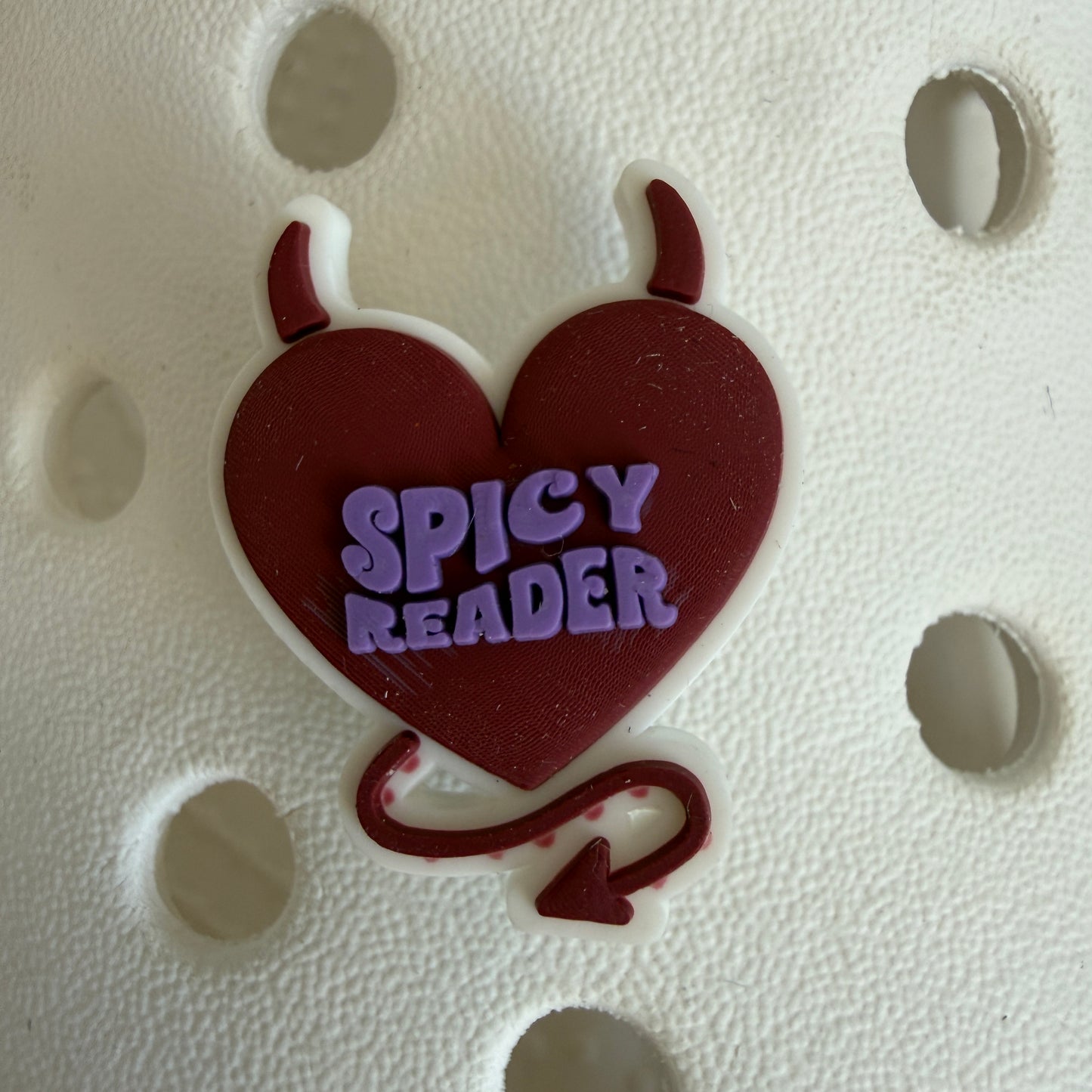 Smut book reader shoe charm collection - bookish booktok