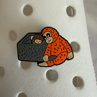 Punch the monkey shoe charm collection