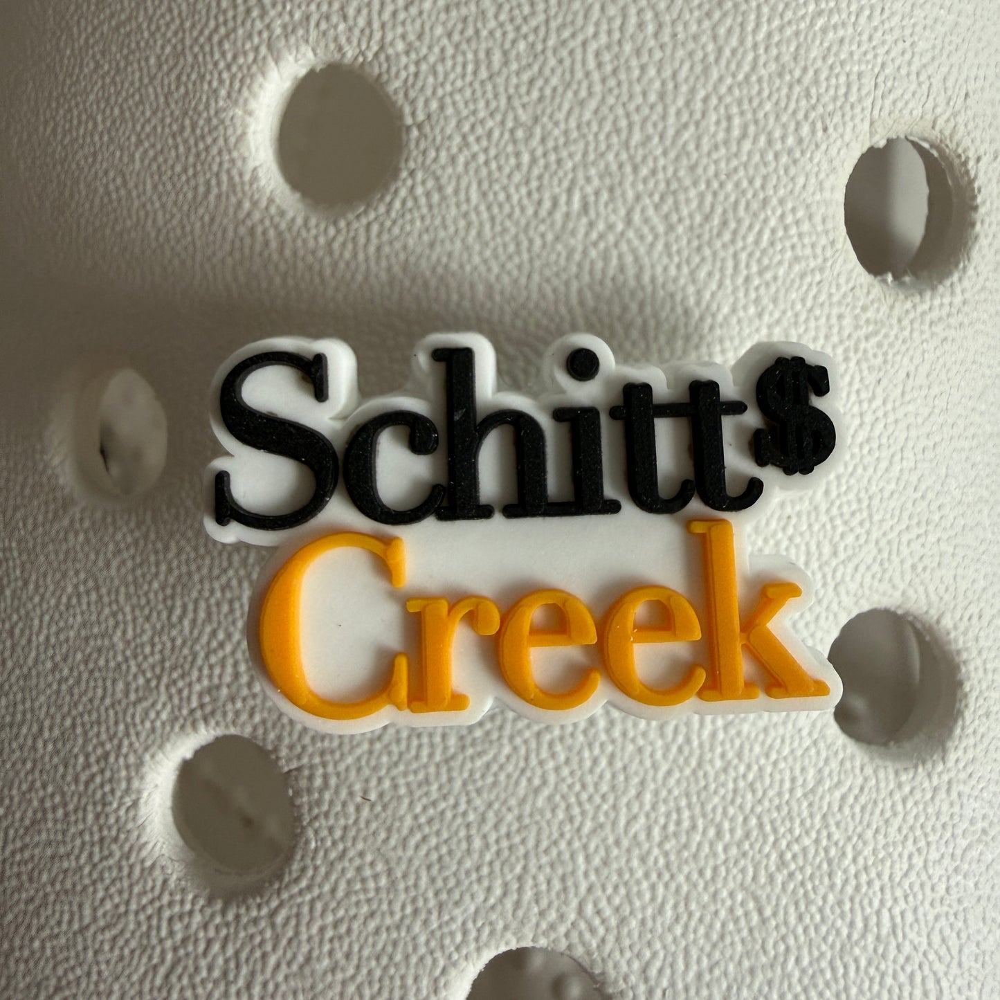 Schitts Creek sitcom shoe charm collection