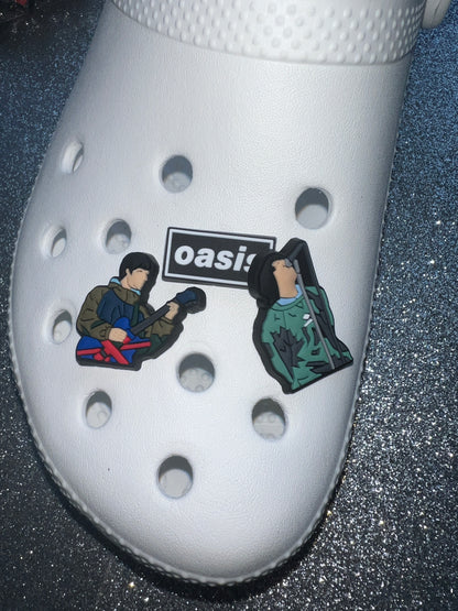 Oasis band shoe charm collection
