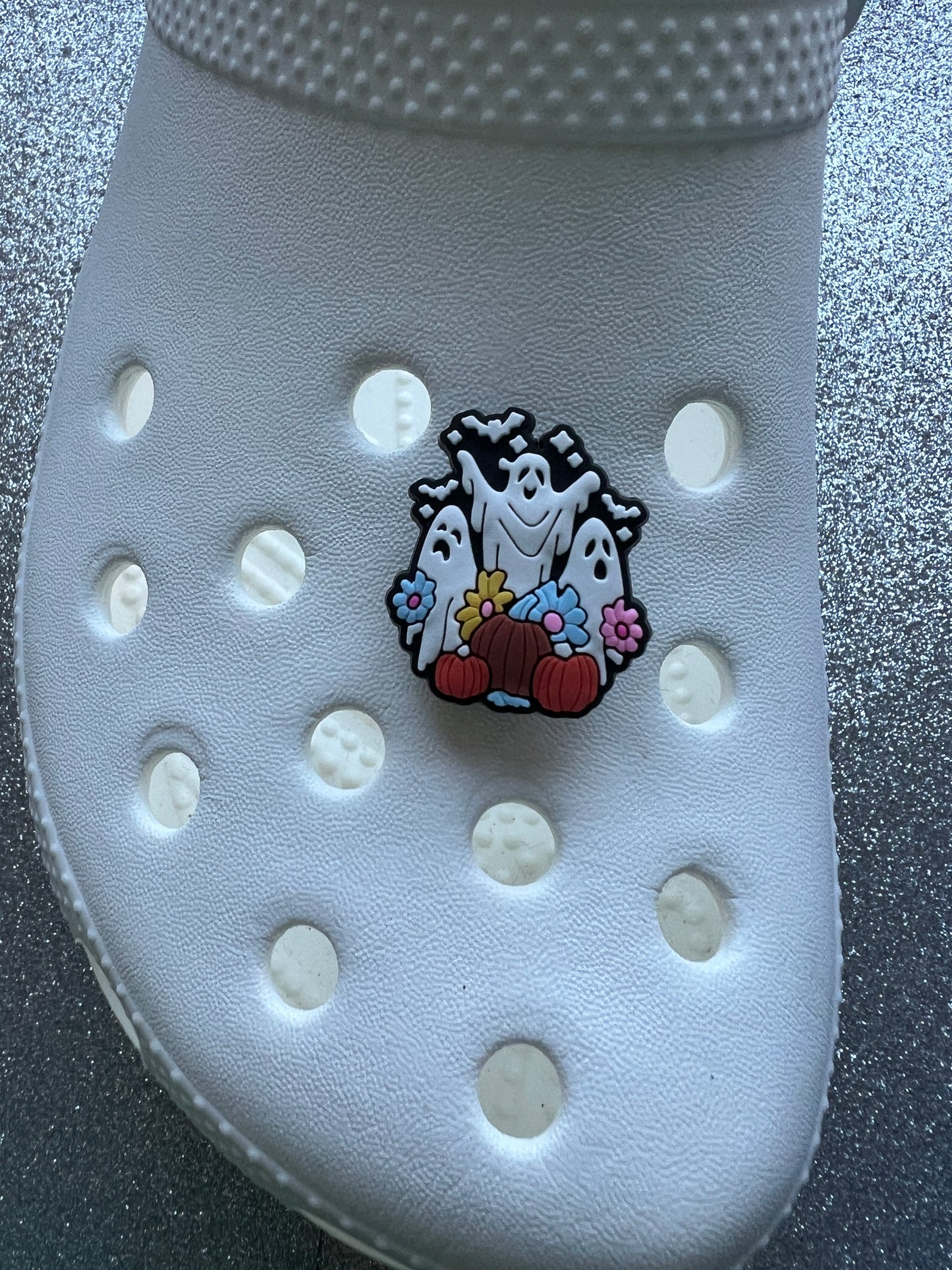 Floral/cute ghost shoe charm collection