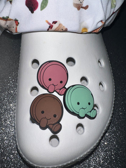 DISCOUNTED Food, animal, drink shoe charms / strap cover collection - 100+ STYLES . Custom made with love