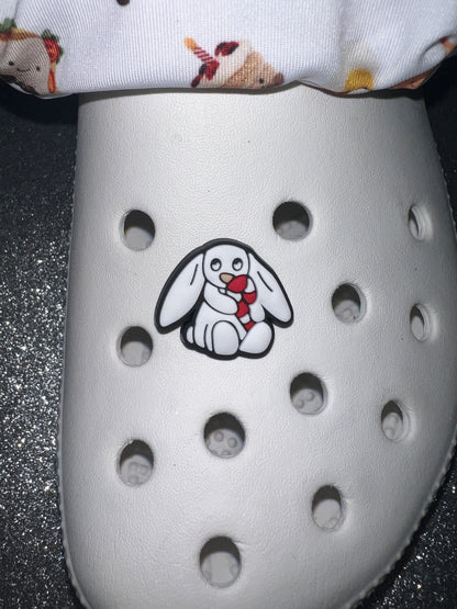 DISCOUNTED Food, animal, drink shoe charms / strap cover collection - 100+ STYLES . Custom made with love