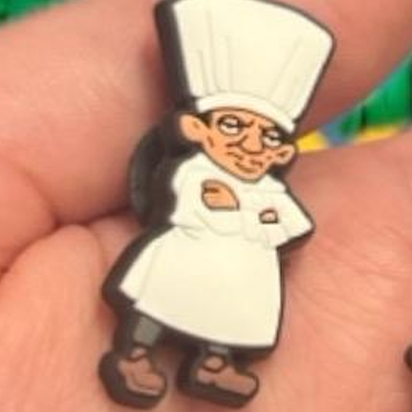 Cartoon rat chef movie shoe charm bundle