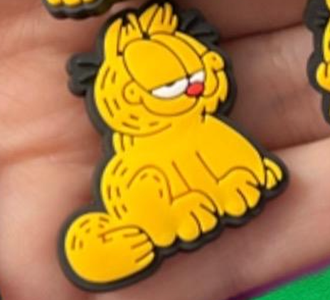 Ginger cat garf shoe charm collection