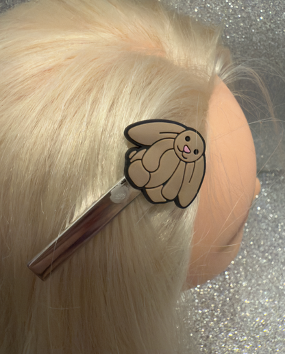 Jelly teddy HAIR CLIPS - alligator clips