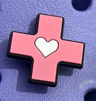 Pink Midwife and Nurse shoe charm collection