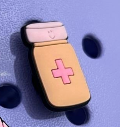 Pink Midwife and Nurse shoe charm collection