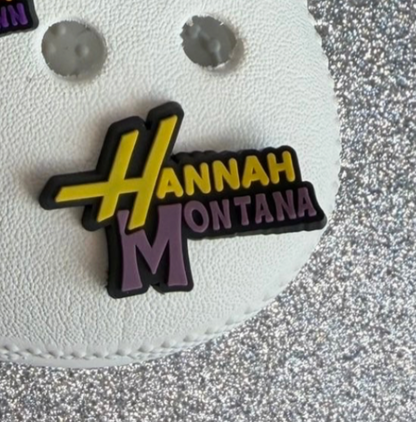 Hannah Montana shoe charm collection