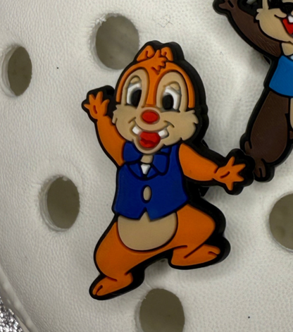 Chip n Dalé chipmunk shoe charm collection