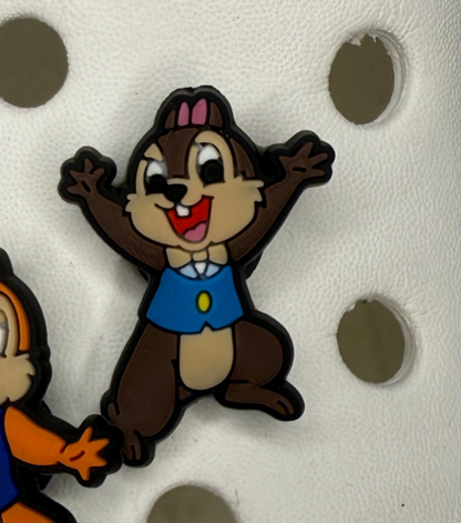 Chip n Dalé chipmunk shoe charm collection