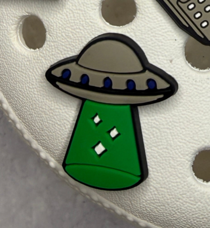 Alien UFO tv show shoe charm collection