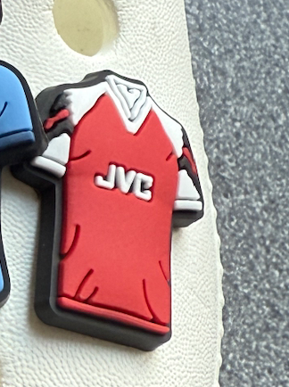 Football tops new/retro shoe charm collection