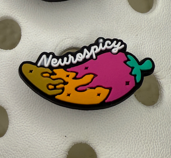 Neurospicy - neurodivergent shoe charms