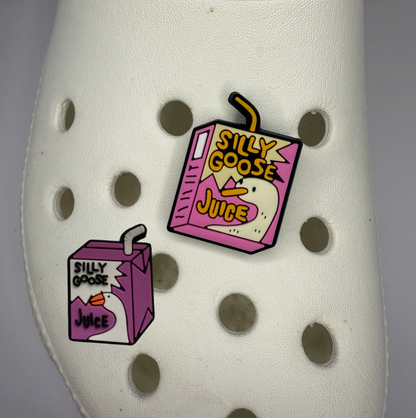 Silly goose juice shoe charm collection