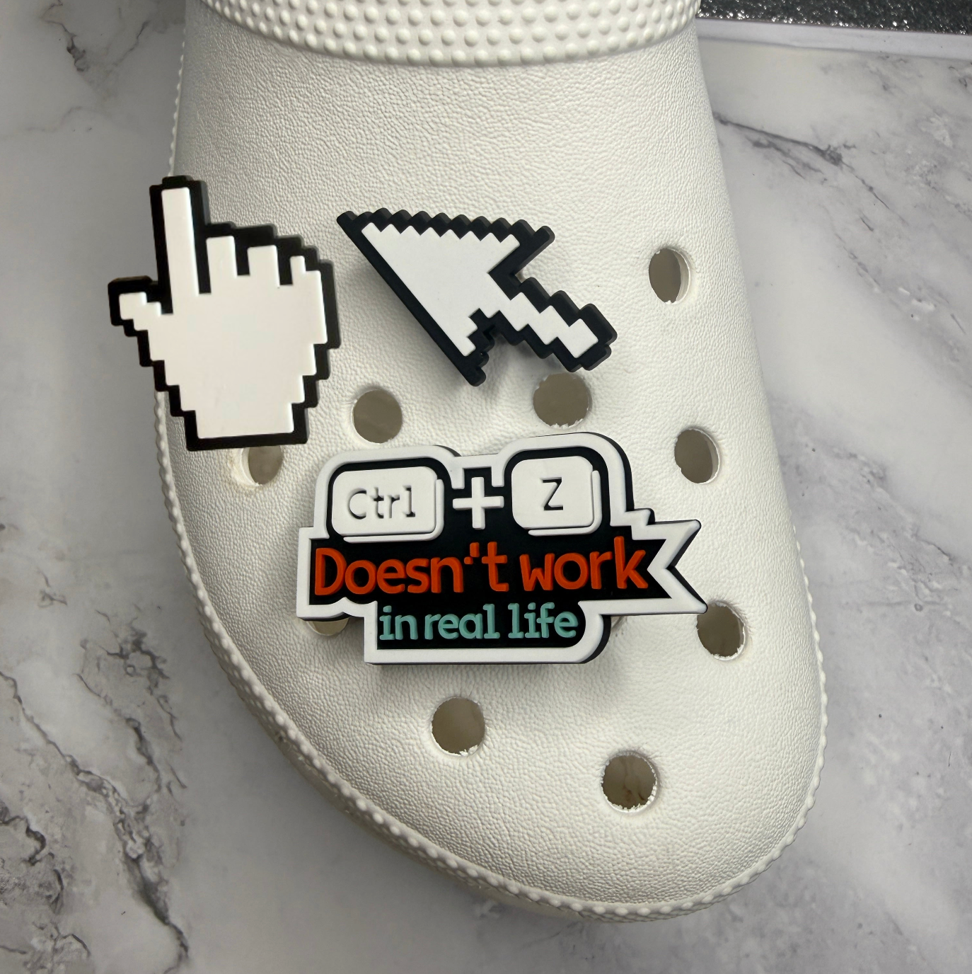Computer MS old school windows themed shoe charm collection