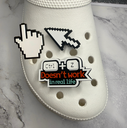 Computer MS old school windows themed shoe charm collection