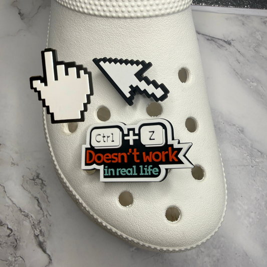 Computer MS old school windows themed shoe charm collection