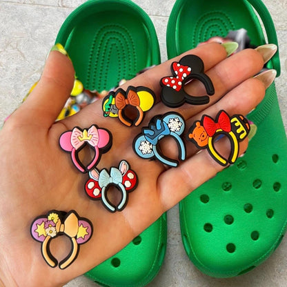 Mouse ears shoe charm collection